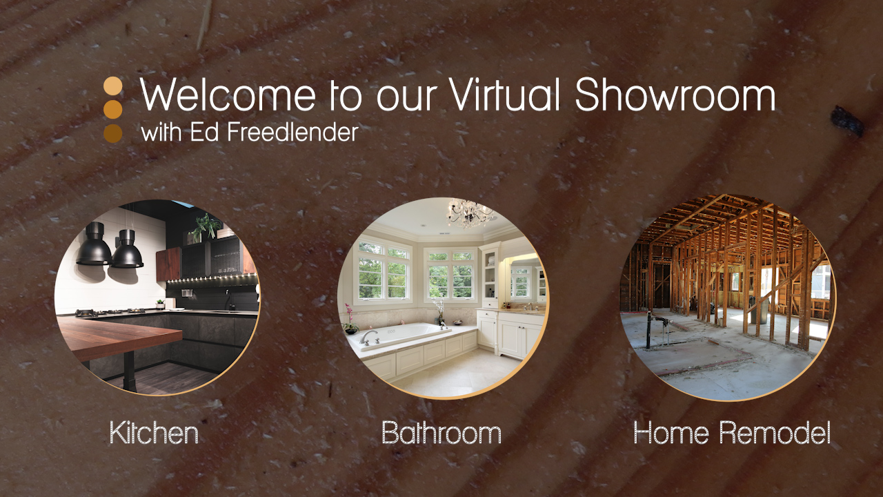 Virtual Showroom Image with Kitchen, Bath and Home Remodel
